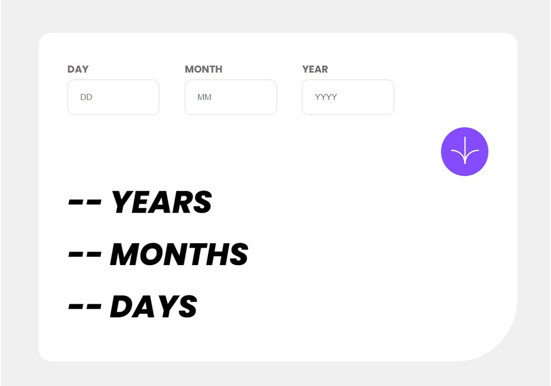 AGE CALCULATOR AAPP